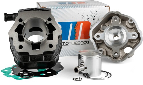 Cilinderkit + Kop Motoforce 70cc Derbi Senda T/m 2005 / Derbi GPR 50 / Gilera RCR 50 / Gilera SMT 50