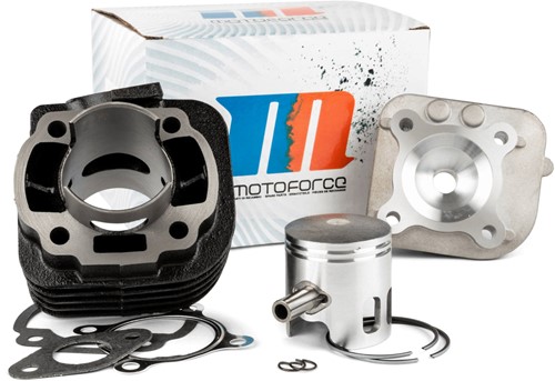 Cilinderkit + Kop Motoforce 70cc voor Yamaha Neos / Yamaha Why / Beta Ark / Malaguti F12 / Malaguti F15 / Yamaha Jog / Aprillia Rally / Aprillia Sr A.C / Neos