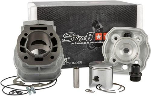 Cilinder + Kop Stage6 Streetrace 88cc voor voor Derbi Senda v.a 2006 / Aprilia Rs4 / Aprilia Rx 50 / Derbi Gpr 50 v.a 2009
