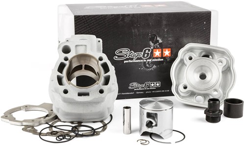 Cilinderkit + Kop Stage6 Big Racing 88cc voor Yamaha TZR 50 / Aprillia RS 50 AM6 / Minarelli AM6 / Peugeot XP6