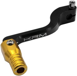 Schakelpedaal KRM Zwart / Goud Derbi Senda R DRD / Aprilia Rs4 / Aprilia Sx 50 / Derbi Gpr 50 / Gilera Zulu / Gilera SMT