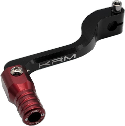 Schakelpedaal KRM Zwart / Rood Derbi Senda R DRD / Aprilia Rs4 / Aprilia Sx 50 / Derbi Gpr 50 / Gilera Zulu / Gilera SMT