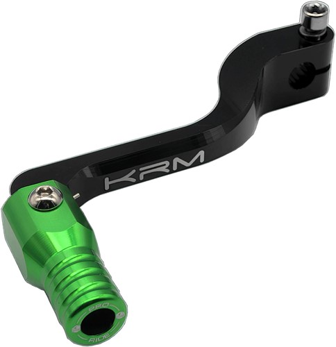 Schakelpedaal KRM Zwart / Groen Derbi Senda R DRD / Aprilia Rs4 / Aprilia Sx 50 / Derbi Gpr 50 / Gilera Zulu / Gilera SMT