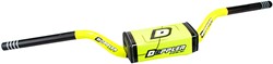 Stuur Cross Fluor Geel Ø28.6mm Doppler + Stuurpad Schakelbrommer / Enduro / Super Motard 