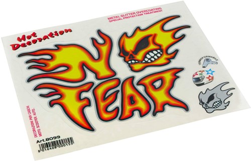 Sticker Set No Fear - 140x160mm