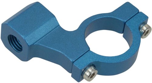 Spiegelbevestiging voor Ø22mm Sturen Universeel Blauw - Met M10 schroefdraad