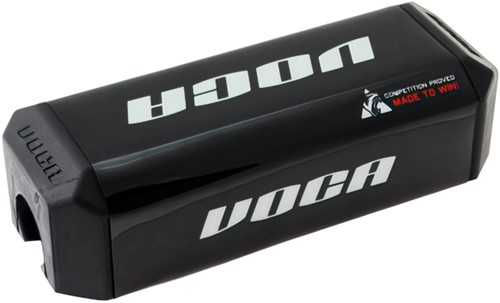 Stuurpad Voca Racing Zwart / Wit - Voor 28.6mm sturen - Zonder Middenbeugel