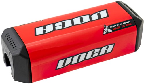 Stuurpad Voca Racing Rood / Zwart - Voor 28.6mm sturen - Zonder Middenbeugel