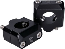 Stuurklemmen / Adapterset Doppler Zwart CNC - Voor Montage Van 28.6mm Sturen