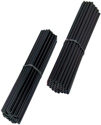 Spaak Covers Zwart Universeel Lengte 190 & 210mm 76 Stuks