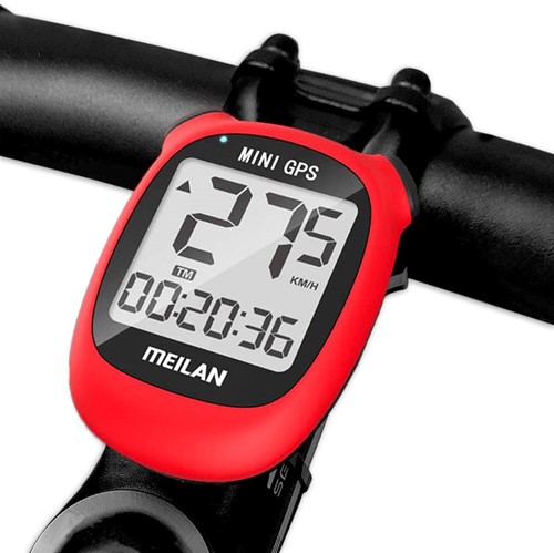 Fietscomputer Meilan GPS M3 Mini Rood