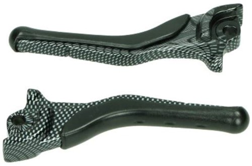 Remgreep set TNT Carbon MBK Nitro 50 / MBK Nitro Naked 50 / Yamaha Aerox 50 T/m 2012