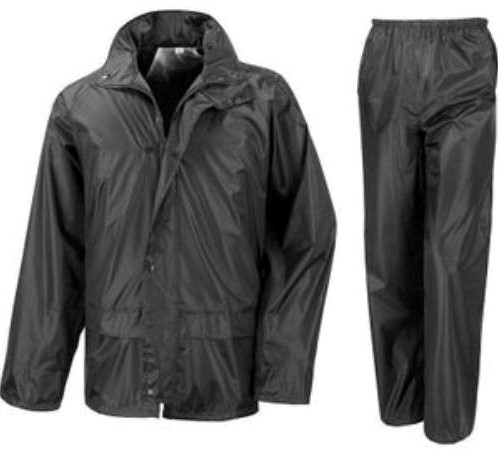 Regenpak Zwart Basic Aplus - Maat XL