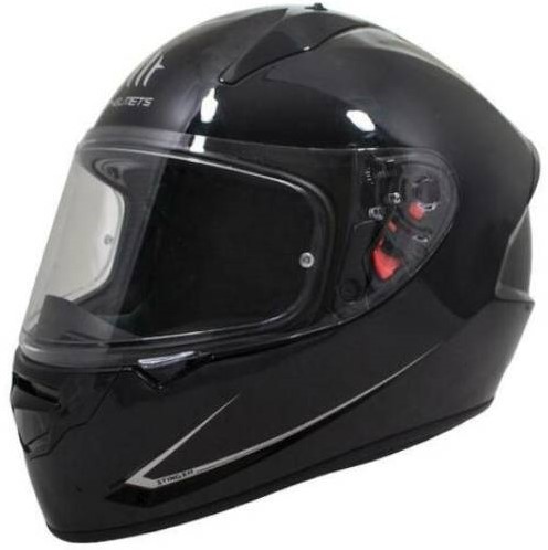Intergraalhelm MT Helmets Solid Glans Zwart Maat S - 55-56cm