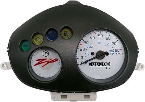 kilometerteller klok piaggio zip 2000 4t / piaggio zip 2000 2t - witte wijzerplaat origineel 640018