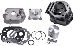 Cilinder + Kop 70 cc voor Derbi Senda v.a 2006 / Aprilia Rs4 / Aprilia Rx 50 / Derbi Gpr 50 v.a 2009