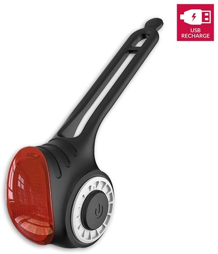 Fiets Achterlicht + Remlicht + Bel Meilan USB S3