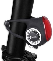 Fiets Achterlicht + Remlicht + Bel Meilan USB S3 Zwart-2