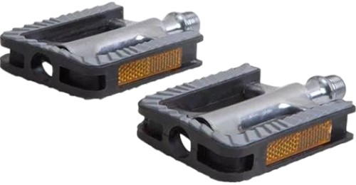 Fiets Pedaalset Lynx City / Tour Rubber Antislip Zwart 9/16 draad