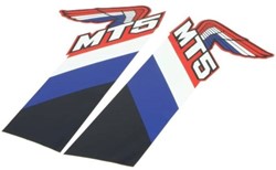 Sticker Set Benzinetank voor Honda MT - Blauw - Wit - Zwart 2-delig