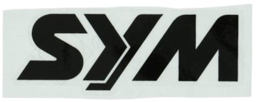 Sticker Woord Sym Zwart Origineel 87170-ata-000