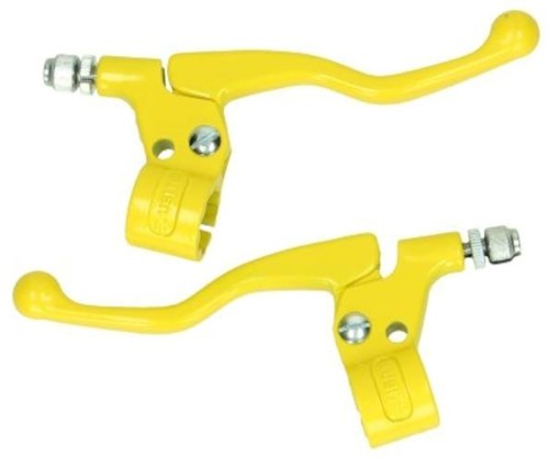 Remgreep Set Puch Maxi / Honda Camino / Peugeot 103 / Peugeot 104 / Universeel Bromfiets Geel Kort model