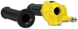 Speedgas Gashandel Puch Maxi / Honda Camino / Peugeot 103 / Peugeot 104 / Universeel Bromfiets Geel Lusito