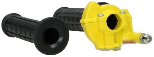 Speedgas Gashandel Puch Maxi / Honda Camino / Peugeot 103 / Peugeot 104 / Universeel Bromfiets Geel Lusito