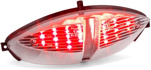 Achterlicht Led STR8 Helder Peugeot Speedfight 2 Knipperlichten Ingebouwd 