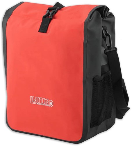 LYNX Enkele Fietstas / E-bike Valley (XL) 28 x 15 x 50cm Rood