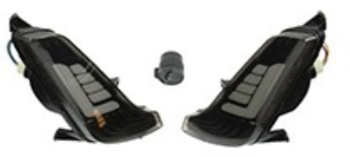 Knipperlicht Set Led Voorzijde (Lopend Model Audi) Fiddle 2 Euro4 Helder DMP
