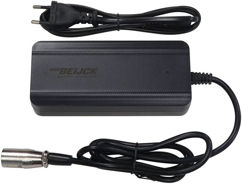 Acculader Li-ion Qwic XLR 4-pins 36 Volt / 2 Ah