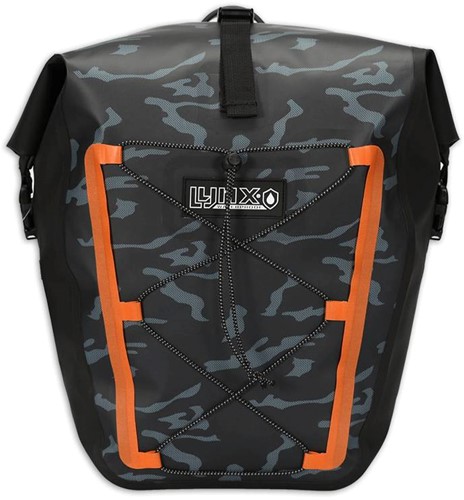 LYNX Enkele Fietstas / E-bike Big End (XXL) 46 x 25 x 53cm Zwart / Oranje