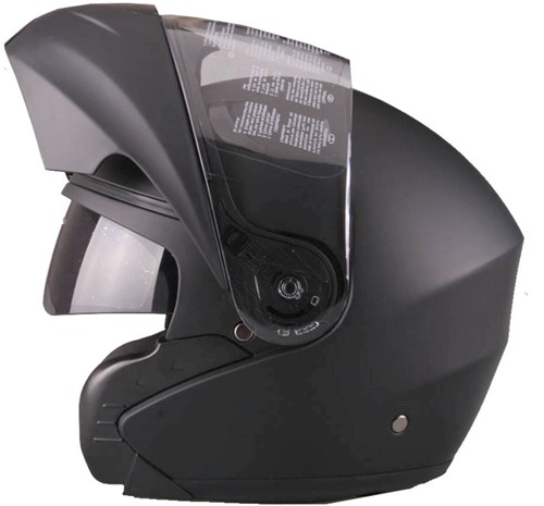 Systeemhelm Vito Lanzetti Mat Zwart Maat L - 59-60cm
