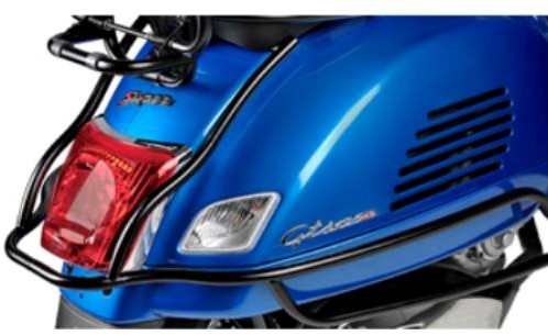 Achtervalbeugel Set Vespa Gts Zwart Origineel 1b000703