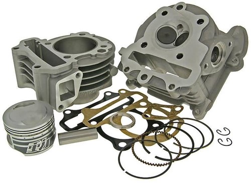 Cilinder Naraku 90cc 52.4mm + Kop Kymco Agility 4t / Baotian 4t / China 4takt  Ø52.4mm NK100.52