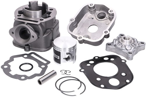 Cilinder 70cc Naraku V.2 Aprilia-RX 50 18 E4 / Aprilia-SX 50 18 E4 / Derbi-Senda 50 R X-Treme 18 E4 / Derbi-Senda 50 SM Racing 18 E4 / Gilera-SMT 50 18 E4 (Euro4) NK103.74-2