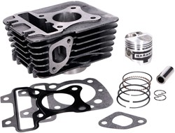 80cc 2-takt cyclus motorfiets zwart lichaam motor motor kit