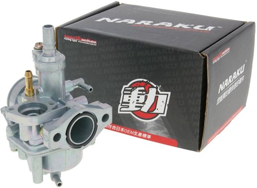 Carburateur Naraku 17.5mm Aprillia SR2000 Morini / Kymco Grand Dink 50 2t / Honda Bali / Sym Jet 50 / Sym Jet Sport R 2t / Sym Jet 50 EuroX / Sym Jet 4 R / Honda X8rs / Peugeot Rapido / Kymco B & W