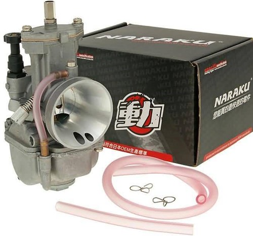Carburateur 28mm Naraku V.2 Racing Vlakschuif Model Keihin NK201.12