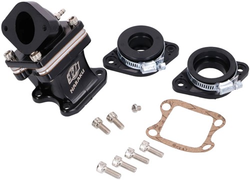 Spruitstuk Naraku 12 T/m 30mm Peugeot 50 2T / Honda 50 2T / Kymco 50 2T / Sym 50 2T