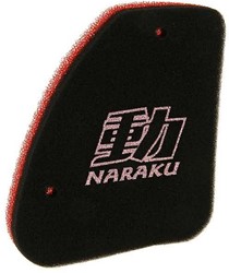 Luchtfilterelement Naraku Peugeot Speedfight 1-2 / Peugeot Viva City t/m 2008 / Peugeot Elyseo / Peugeot Buxy / Peugeot Zenith / Peugeot Elystar / Peugeot Speedake / Peugeot Looxor NK303.02