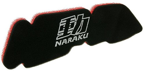 Luchtfilterelement Naraku Gilera Runner / Diesis / Gilera Ice / Gilera Dna / Piaggio Zip 2000 2-Takt / Piaggio Nrgt Extrme / Piaggio Nrg Power / Piaggio Fly 2-Takt NK303.07