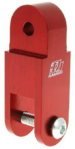Schokbreker Verlenger Naraku Rood 60mm AGM 4t / Retro scooter / Beta Ark / Yahama Slider / Peugeot Speedfight 1 / 2 / Peugeot Viva City / Peugeot Elyseo / Cpi Oliver / Keeway / Kymco DJ 50 / Yamaha Ne