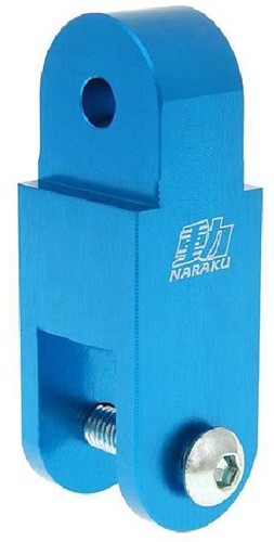 Schokbreker Verlenger Naraku Blauw 60mm AGM 4t / Retro scooter / Beta Ark / Yahama Slider / Peugeot Speedfight 1 / 2 / Peugeot Viva City / Peugeot Elyseo / Cpi Oliver / Keeway / Kymco DJ 50 / Yamaha N