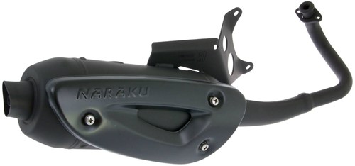 Uitlaat Naraku Piaggio zip 2000 2t / Piaggio Fly 2t / Piaggio Typhoon / Gilera Runner / Gilera Dna / Gilera Ice / Piaggio Nrg / Piaggio Liberty 2t NK400.12