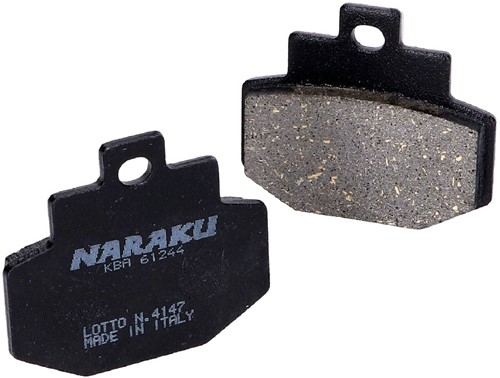 Remblokset Naraku voor Vespa / Gilera / Piaggio Achterzijde NK430.02