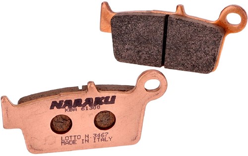 Remblokset Naraku voor Retro / AGM / BTC / Fosti / Kymco voorzijde Synthered NK430.05/S