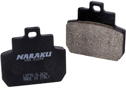 Remblokset Naraku voor Piaggio Achterzijde Heng Tong NK430.07