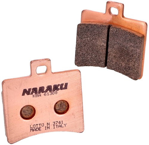 Remblokset Naraku voor Aprilia / Beta / Derbi / Malaguti Synthered NK430.16/S